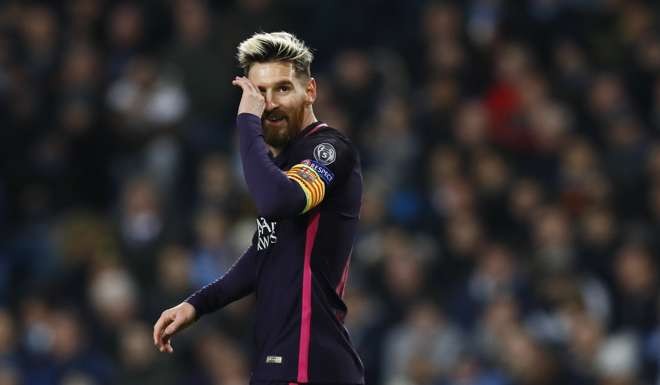 Barcelona's Lionel Messi Action Images via Reuters / Jason Cairnduff Livepic