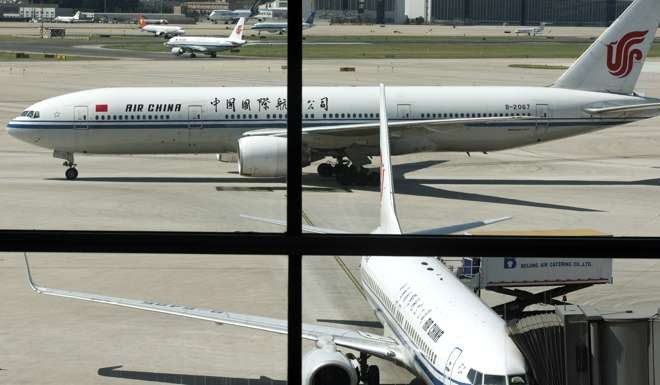 Mainland airlines are at risk because they benefit from the cargo business between China and the US. Photo: AP