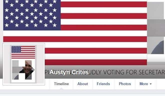 Crites' Facebook profile shows he supports Hillary Clinton. Photo: SCMP Picture