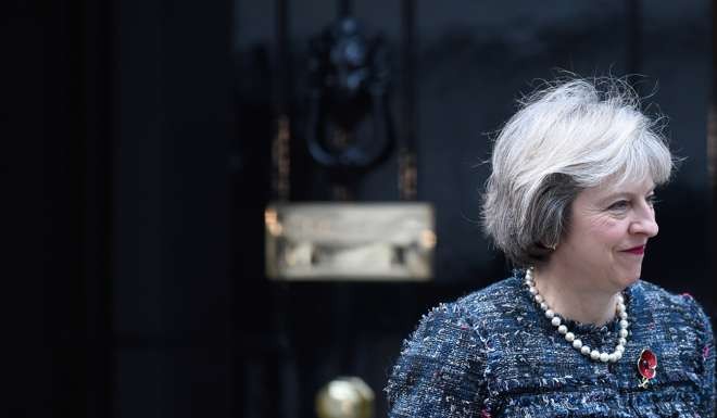 British Prime Minister Theresa May. Photo: AFP