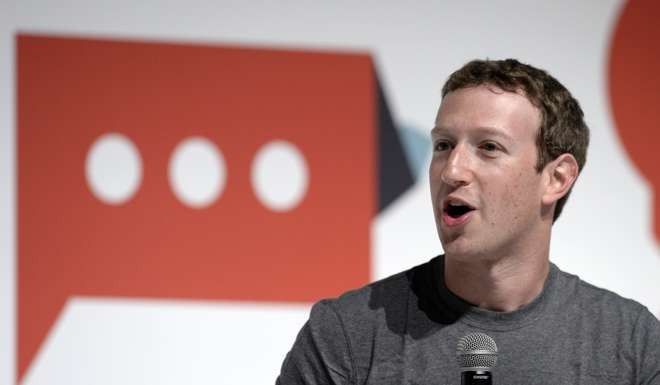 Facebook's CEO and creator Mark Zuckerberg. Photo: AFP