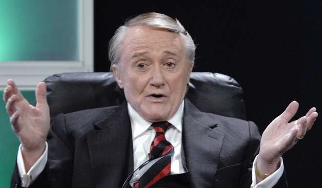 Robert Vaughn was also drawn to politics. Photo: Reuters