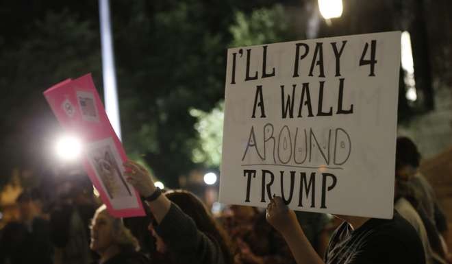Protests have already sprung up in opposition to Donald Trump. Photo: TNS