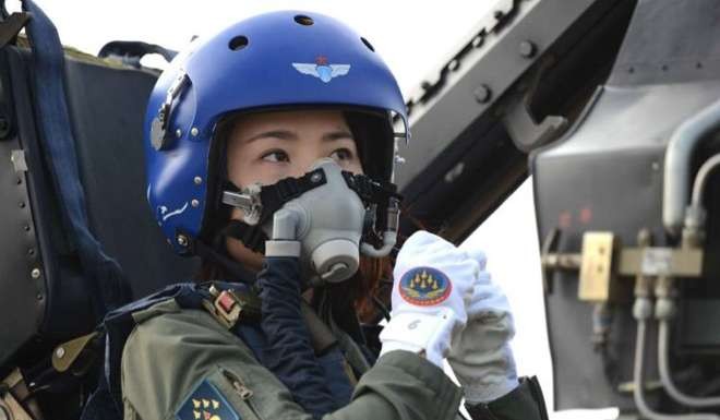 Yu Xu sits in the cockpit. Photo: SCMP Pictures