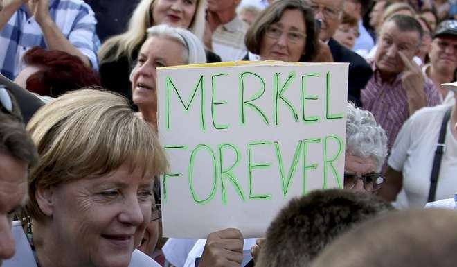 The 62-year-old has governed Europe’s top economic power, which does not have term limits, since 2005. Photo: Reuters