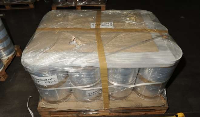 The 500 kilograms of drug MDMA was hidden inside aluminium rolls that shipped into Sydney’s Port Botany from Italy. Photo: Australian Federal Police