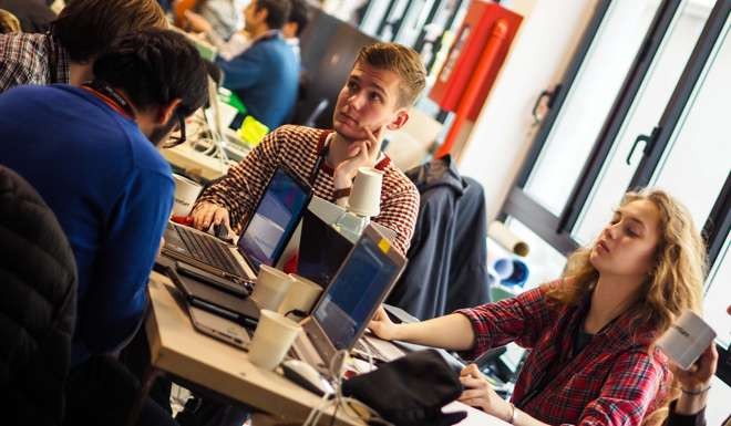 The Milan hackathon event organised by Accenture. Photo: SCMP Pictures