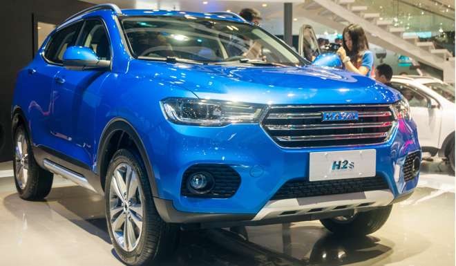 Haval H2s in Guangzhou Auto Show. Photo: SCMP, Mark Andrews