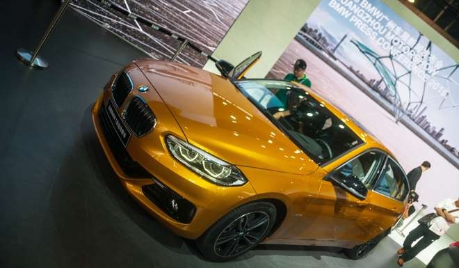 BMW 1 Series in Guangzhou Auto Show. SCMP/Mark Andrews
