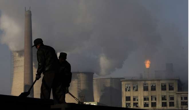Coal is one of the big contributors to China’s chronic air pollution problems. Photo: AP