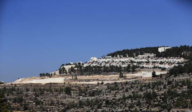 The Jewish settlement of Gilo in Israeli-annexed east Jerusalem. Around 371,000 Israeli settlers live in settlements in the West Bank area, home to more than 2.7 million Palestinians. Photo: AFP