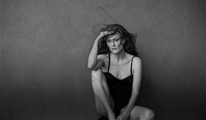 Julianne Moore photographed fro the new Pirelli calendar by Peter Lindbergh. Photo: EPA