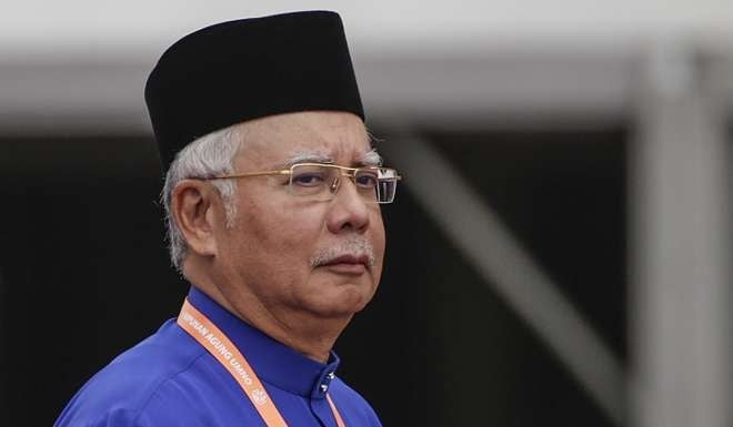 United Malays National Organisation (Umno) party president and Malaysian Prime Minister Najib Razak. Photo: EPA