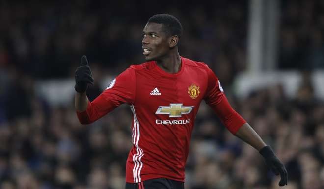 Manchester United's French striker Paul Pogba. Photo: Reuters