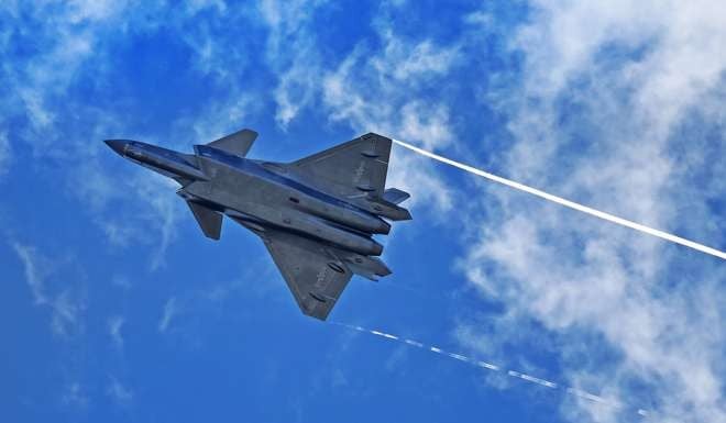 China’s domestically built J-20 stealth fighter made its public debut at Airshow China 2016 in Zhuhai, Guangdong province, in early November. Photo: Xinhua