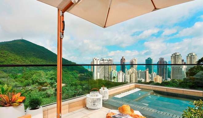 Each Pok Fu Lam Peak house has a rooftop terrace and swimming pool.