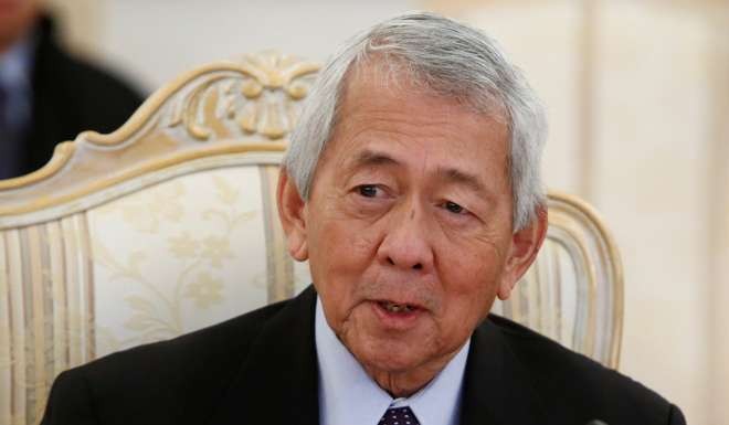 Philippine Foreign Minister Perfecto Yasay. Photo: Reuters
