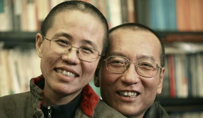 Chinese dissident Liu Xiaobo and his wife Liu Xia. Photo: Reuters