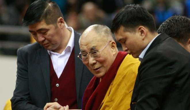 The Dalai Lama visits Ulan Bator on November 20, as part of a four-day visit to Mongolia. Mongolia agreed on Tuesday to no longer invite the Dalai Lama to the country. Photo: AFP