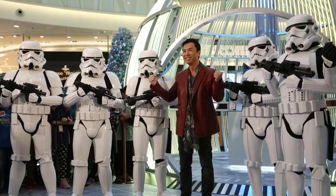 Star Wars actor Donnie Yen and supporting cast at the premiereMong Kok. Photo: Jonathan Wong
