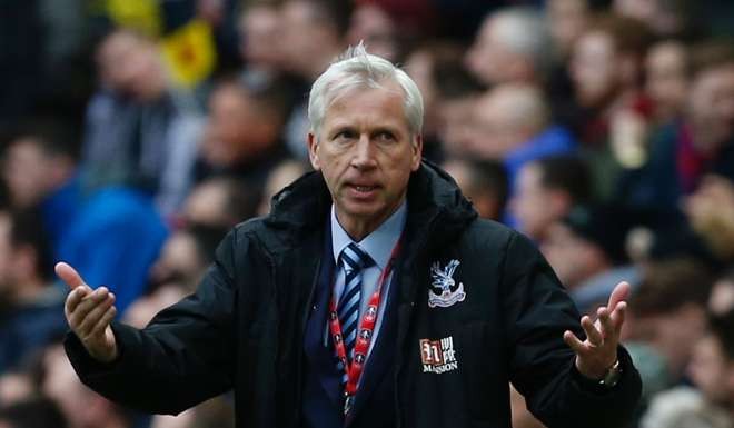 Palace won only six games this year under Alan Pardew. Photo: AFP