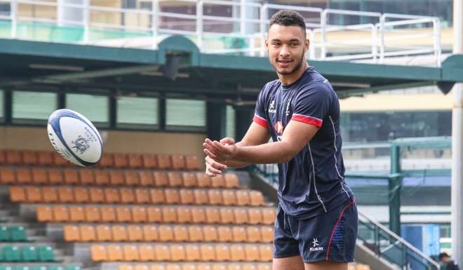 Max Denmark is looking forward to running out for the Overseas Lions in the New Year's Day Youth Rugby Tournament on Sunday. Photo: David Wong