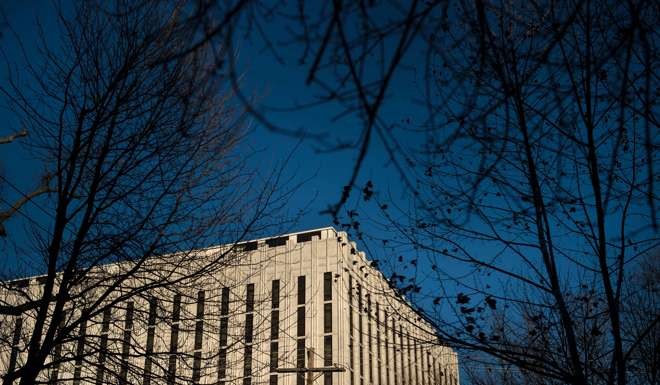 A view of the Russian Embassy in Washington, DC. Photo: AFP