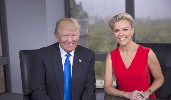 Fox News anchor Megyn Kelly interviews Republican presidential nominee Donald Trump in April for a Fox network special. Photo: Eric Liebowitz / Fox