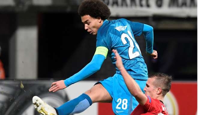 Juventus have apparently been chasing Axel Witsel’s signature for some time. Photo: Reuters