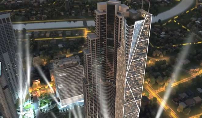 Trump Tower Manili is due for completion in the Philippine capital. Photo: Trump Tower Manila