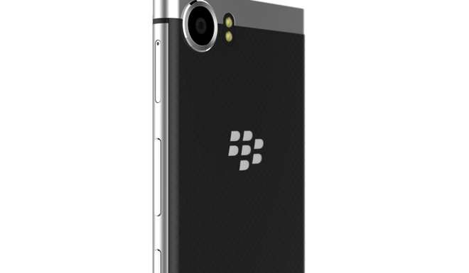 The rear of the new BlackBerry, which some industry sources suggest may be named the DTEK70.