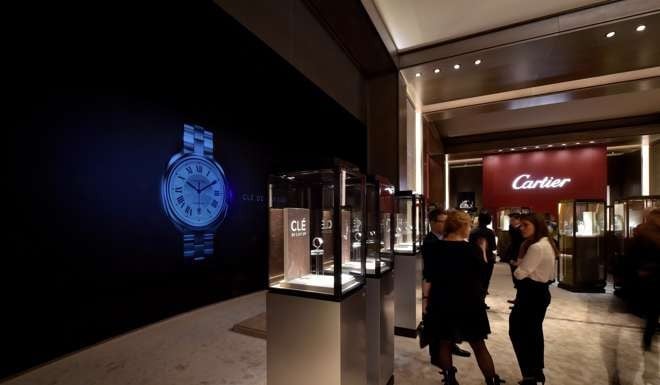 The Cartier booth at SIHH 2016