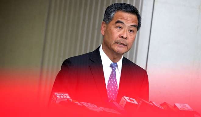 Hong Kong Chief Executive Leung Chun-ying has confirmed that he received a letter from the Singapore prime minister. Photo: David Wong