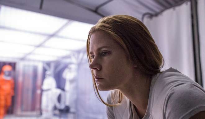 Amy Adams in Arrival.