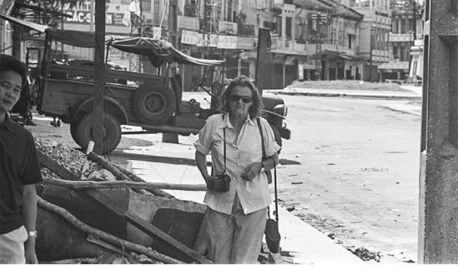 Clare Hollingworth in Saigon, Vietnam, during the Tet offensive in 1968. Photo: Handout