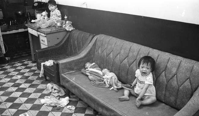 A girl cries in this 1977 photo. Hong Kong has banned corporal punishment in schools but not in the home. That’s unlikely to change, as Hong Kong is a traditional society on the whole and conservative in such matters. Photo: SCMP Pictures