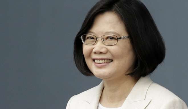 Taiwan President Tsai Ing-wen’s call with US Presdient-elect Donald Trump helped raise tensions in the Taiwan Strait. Photo: EPA