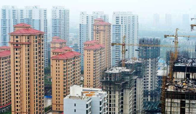Chinese authorities are beset by fears of the bursting of a property bubble after housing prices surged to new high. Photo: Xinhua