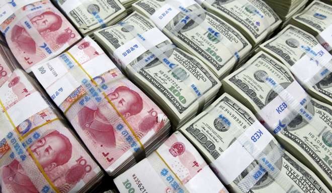 Despite the yuan’s nearly 7 per cent slump against the dollar in 2016, Chinese companies including state-owned Bank of China raised a record US$111 billion in offshore dollar bonds, according to data from Dealogic, up from $88 billion in 2015. Photo: Reuters