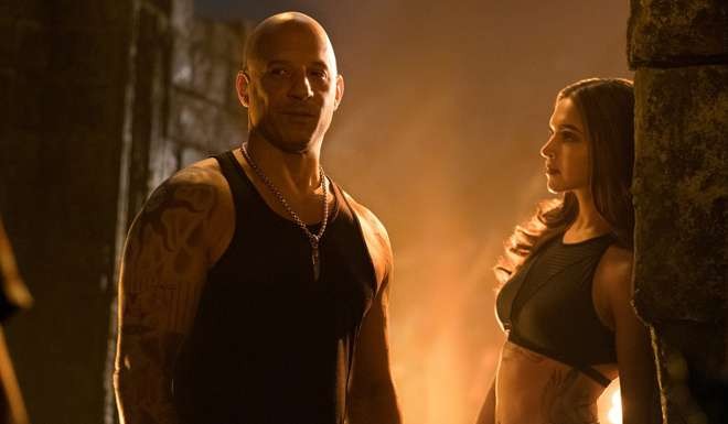 Vin Diesel and Deepika Padukone in xXx: Return of Xander Cage by Paramount Pictures. Photo: Paramount Pictures
