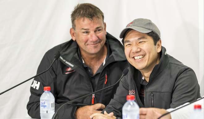 Lee Seng Huang (right) and skipper David Witt. Photo: Rolex