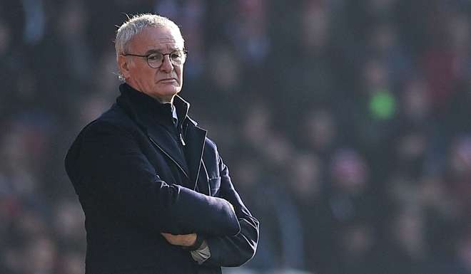 Leicester manager Claudio Ranieri watches it all go wrong for his side against Southampton. Photo: AFP