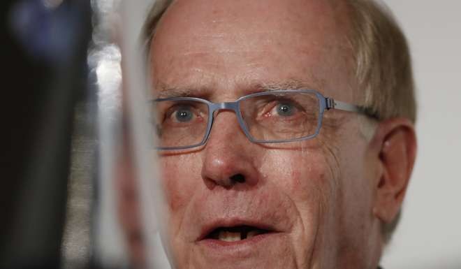 World Anti-Doping Agency investigator Richard McLaren. Photo: AP