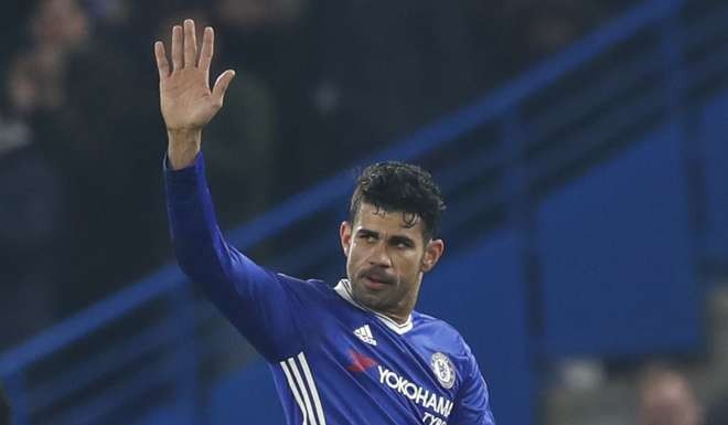 Chelsea's Diego Costa. Photo: Reuters