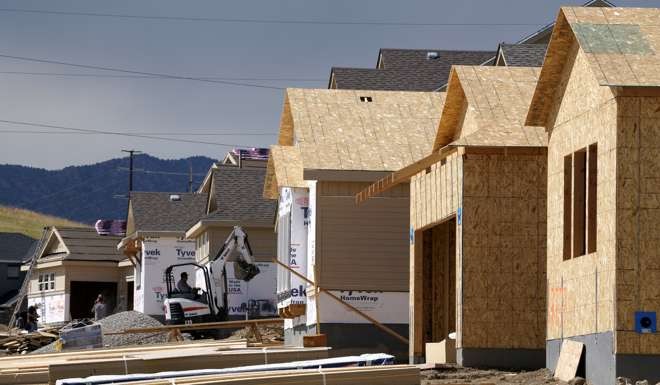 A construction site of new homes is seen at Leyden Rock in Arvada, Colorado. Photo: Reuters