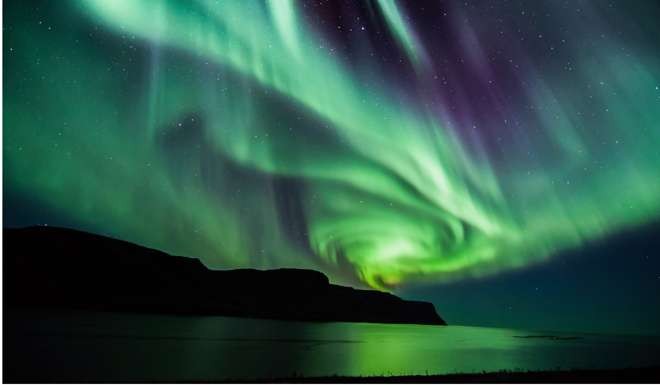 The Northen Lights above Iceland.
