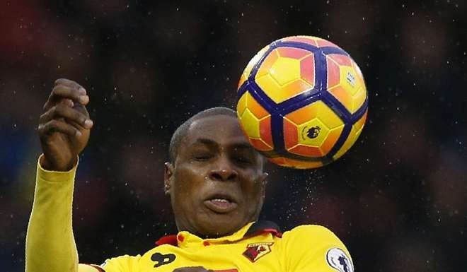 Watford's Nigerian striker Odion Ighalo. Photo: AFP