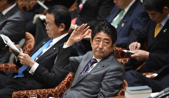 Japanese Prime Minister Shinzo Abe. Photo: AFP