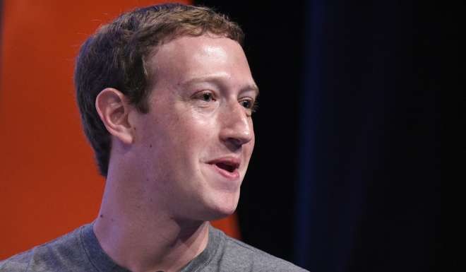 Facebook CEO and founder Mark Zuckerberg speaking during a discussion at the Global Entrepreneurship Summit at Stanford University in Palo Alto, California. Photo: AFP