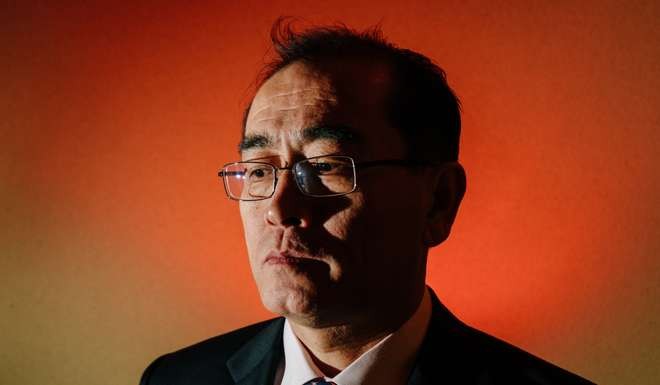 Thae Yong-ho, former North Korean deputy ambassador to the United Kingdom, defected to South Korea with his family in 2016. Photo: The Washington Post